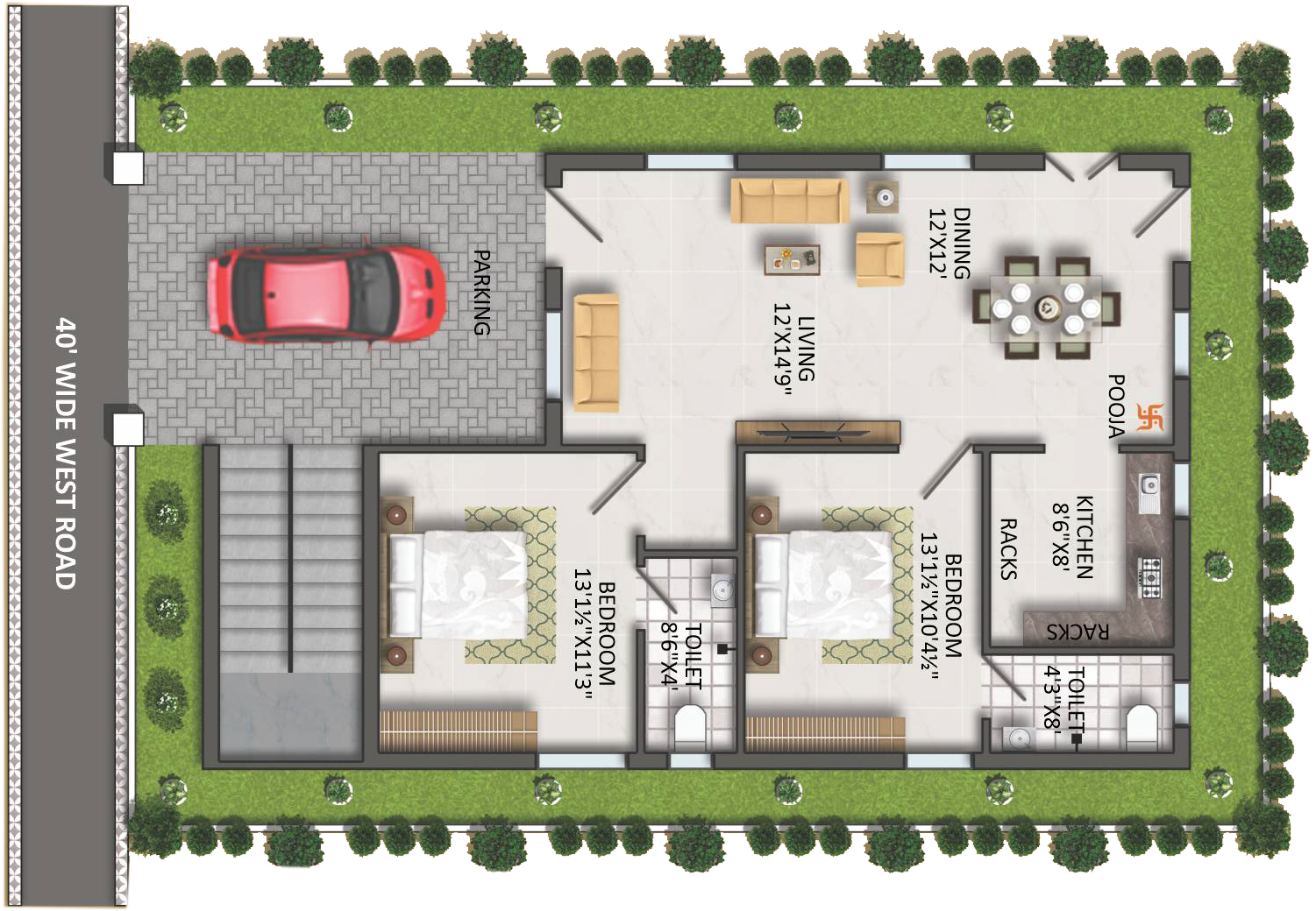West Phase Floor Plan